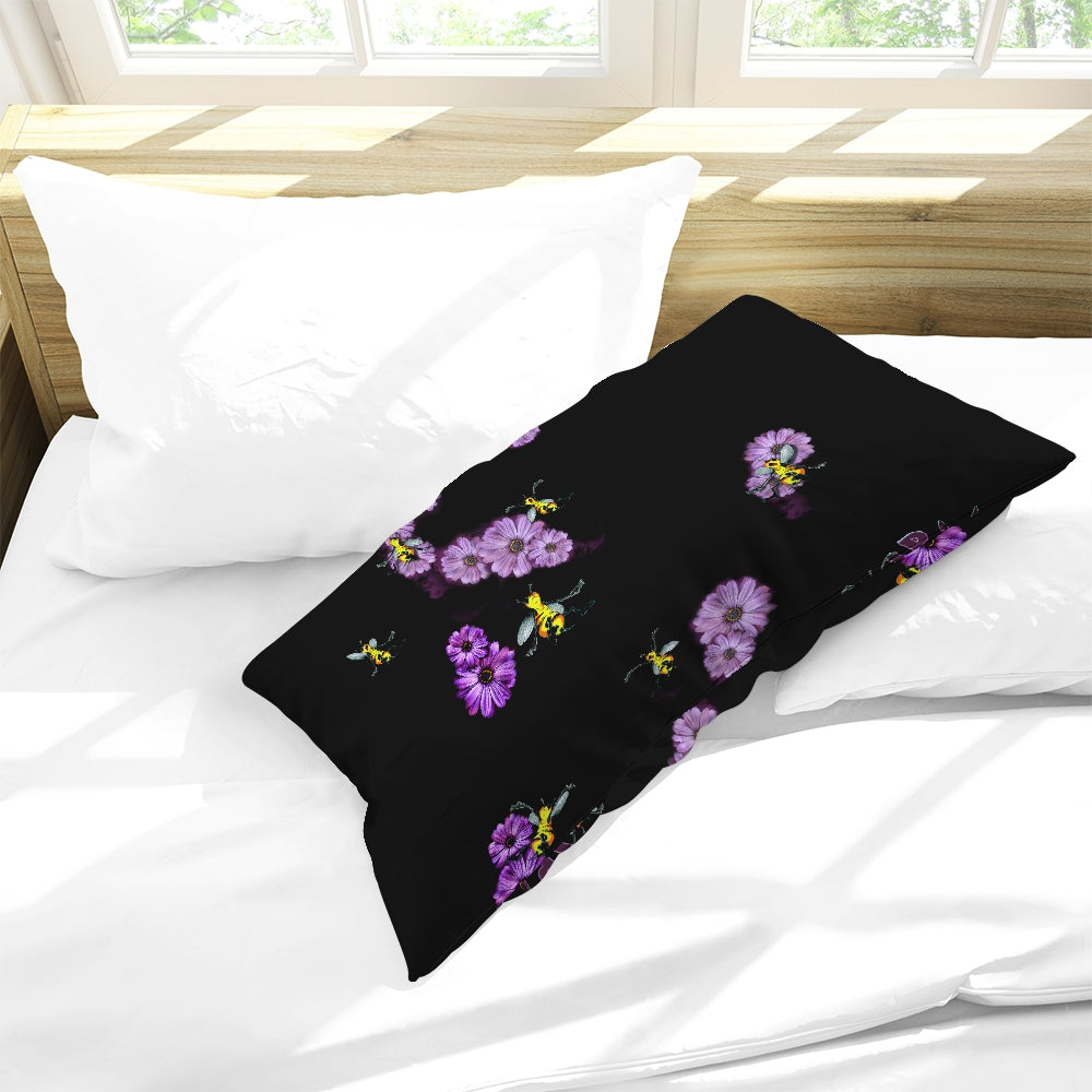 Blues The Bee "All Black" King Pillow Case